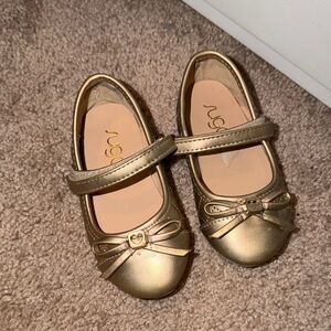 Sugar Kids Metallic Gold Dress Shoes
